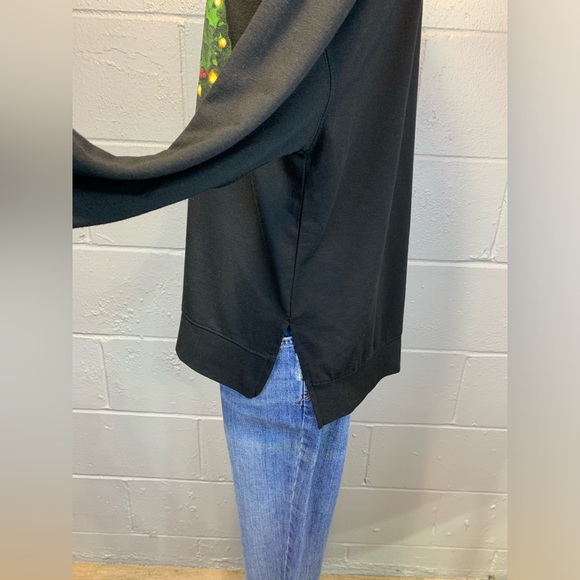 National Lampoons Christmas Vacation Black Lightweight Women's Sweatshirt XL - Picture 5 of 6